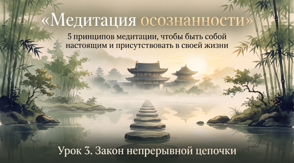 Принцип третий: "Закон непрерывной цепочки"
